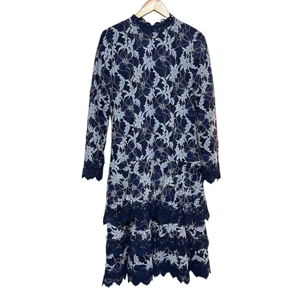 LR By Legally Red Dress Size 14 Lace Formal Modest - Picture 4 of 6